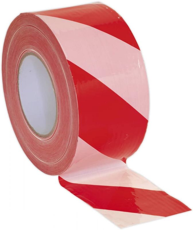 Red & White Hazard Tape - Joseph Walls Agri Supplier